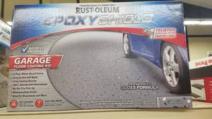 lot 1624 image: Rust-Oleum EPOXY Shield Garage Floor Coating Kit