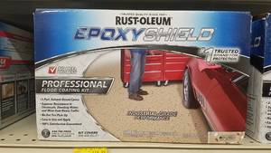 lot 1620 image: Rust-Oleum EPOXY Shield Professional Floor Coating Kit