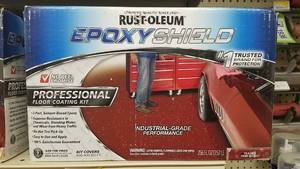 lot 1619 image: Rust-Oleum EPOXY Shield Professional Floor Coating Kit