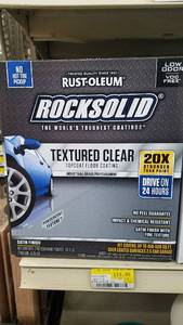 lot 1628 image: Rust-Oleum ROCKSOLID Textured Clear Coating
