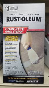 lot 1629 image: (3) Rust-Oleum Concrete Patch Repair