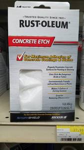 lot 1630 image: (5) Rust-Oleum Concrete Etch and Degreaser