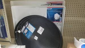 lot 2173 image: Washing machine and Water Heater Drip Trays