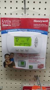 lot 2187 image: Honeywell Programmable Thermostat