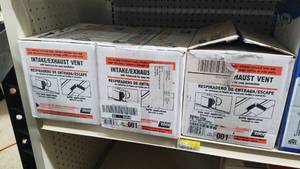 lot 2200 image: (8) Intake and Exhaust Vent Kits - Dryer, Bathroom and More
