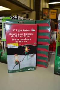 lot 1932 image: Lot of 9 - 8 Light Stakes