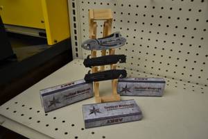lot 1914 image: Lot of 3 ABKT Tactical Weapons with Wood Display