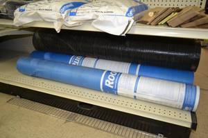 lot 2340 image: (4) Rolls Synthetic Roofing Underlayment