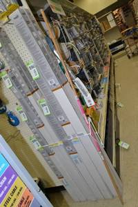 lot 1512 image: (2) National Sliding Door Hardware Kit  14 Plastic Track