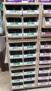 lot 944 image: (3) Parts Cabinets w Assorted Wood Screws Inventory