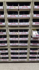 lot 946 image: (3) Parts Cabinets w Assorted Sheet Metal Screws Inventory