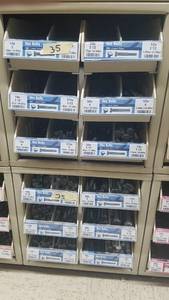 lot 954 image: (2) Parts Cabinets w Assorted 14 and 38 Grade 2 Hex Bolt Inventory