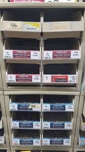 lot 965 image: (2) Parts Cabinets w Assorted Construction Lag Screws, Trim Screws and More 14 to 516