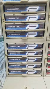 lot 983 image: (2) Parts Cabinets w Stainless Steel Machine Screws and Hex Head Bolts Sizes 6-32 thru 34