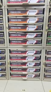 lot 984 image: (2) Parts Cabinets w Stainless Steel Lag Bolts and Sheet Metal Screws Sizes 14 to 38