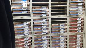 lot 991 image: (4) Parts Cabinets w Metric Hex Head Bolts and Nuts M4 to M24