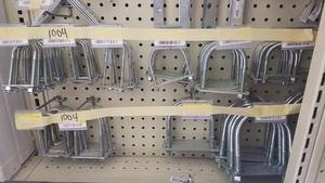 lot 1004 image: Inventory of Square and Round U-Bolts - Some Stainless Steel