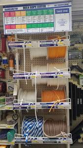 lot 1029 image: Bulk Rope Inventory - Rack and Contents