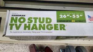 lot 1074 image: (3) Hangman No-Stud TV Hangers for 26 to 55 TVs