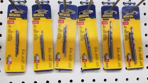 lot 1102 image: Inventory of Irwin Taps w Drill Bits  4-40 thru 12-13  14 NPT