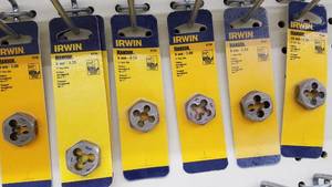 lot 1111 image: Inventory of Metric IRWIN Dies 6mm to 12mm