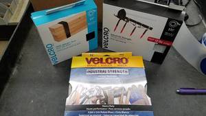 lot 1127 image: (3) Boxes Assorted Velcro