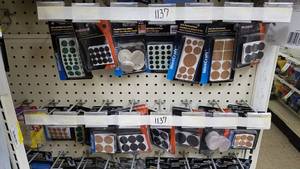 lot 1137 image: Inventory of Assorted Cork and Felt Stick on Pads, Furniture Slides and More