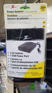 lot 1161 image: Zenith 200W Power Inverter