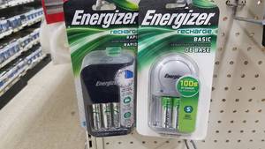lot 1145 image: (3) Energizer Basic and Rapid AA  AAA Chargers