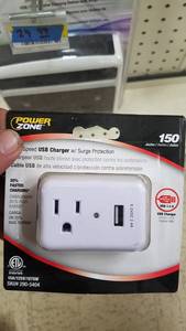 lot 1147 image: Legrand USB Wall Outlet Charging Station w Surge Protection