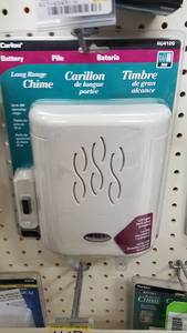lot 1163 image: Carlon Wireless Doorbell Chine Kit