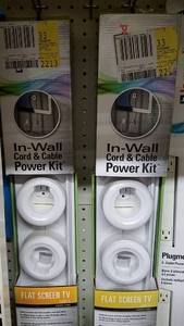 lot 1169 image: (2) Legrand In-Wall Cord and Cable Power Kits