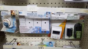 lot 1183 image: (4) Woods Timer and Wireless  Light  Appliance Remotes