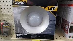 lot 1222 image: (2) Power Zone 1500 Lumens LED Utility Lights