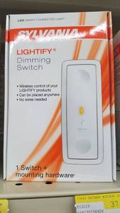 lot 1216 image: (2) Sylvania Smart Connected Lightify Diming Switches