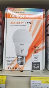 lot 1217 image: (2) Sylvania Smart Connected Lightify LED Smart Connected Light - Adjustable White