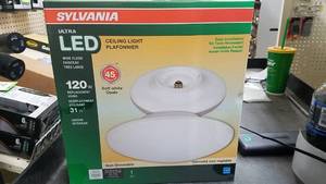 lot 1232 image: (2) Sylvania ULTRA LED Ceiling Light, Wide