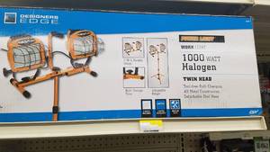 lot 1278 image: Power Light 1000 W Dual Halogen Worklight