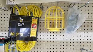lot 1268 image: Yellow Jacket 50 163 Trouble Light w 2 Replacement Cages