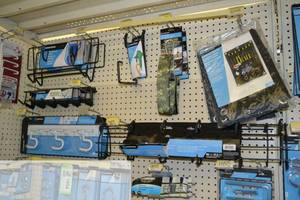 lot 1055 image: Large Lot of Crawford Specialty Storage Hooks and More