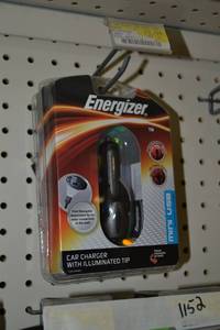 lot 1153 image: (2) Energizer Mini-USB Car and Home Chargers