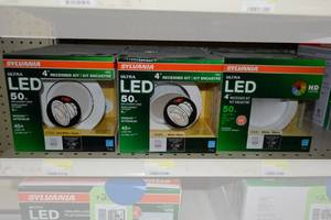 lot 1226 image: (6) Sylvania Ultra LED Recessed Light Kits 4