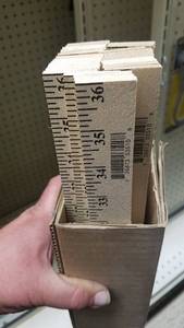 lot 2012 image: (30) Wood Yardsticks
