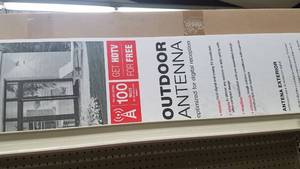 lot 2019 image: RCA Outdoor HDTV Antenna 100 Mile Range