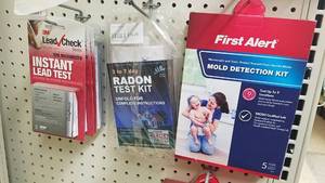 lot 2035 image: Lot of Radon and Mold Test Kits