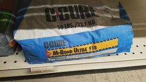 lot 2068 image: (9) CustomBlend Gray and White Thin-Set Mortar Bags
