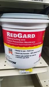lot 2072 image: (2) RedGard Waterproofing and Crack Prevention Roll on Membrane