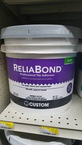 lot 2060 image: Reliabond Professional Tile Adhesive 3.5 Gallon