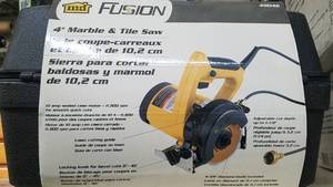 lot 2079 image: MD Fusion 4 Marble and Tile Cutting Saw 110V
