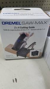 lot 2108 image: Dremel Saw-Max Miter Guide and 2x4 Cutting Guide